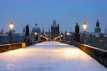 Карлов мост зимой,  Libor Sváček, archiv Vydavatelství MCU s.r.o.