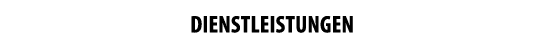 Dienstleistungen