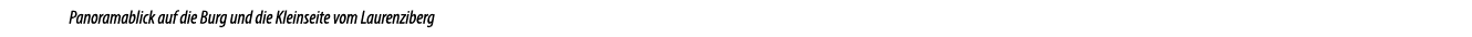 Panoramablick auf die Burg und die Kleinseite vom Laurenziberg