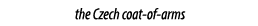  the Czech coat of arms