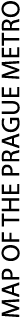 Map of the Prague Metro