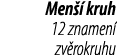 Men  kruh 12 znamen  zv rokruhu