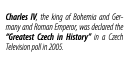 Charles IV, the king of Bohemia and Germany and Roman Emperor, was declared the “Greatest Czech in History” in a Czec...