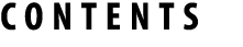 CONTENTS 