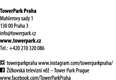 TowerPark Praha Mahlerovy sady 1 130 00 Praha 3 info@towerpark.cz www.towerpark.cz Tel.: +420 210 320 086 ￼ towerpark...