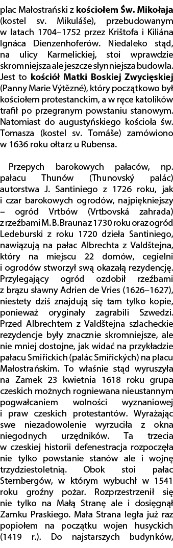 plac Ma ostra ski z ko cio em w. Miko aja (kostel sv. Mikul  e), przebudowanym w latach 1704–1752 przez Kri tofa i K...